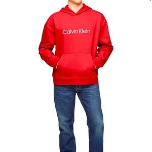 Calvin Klein Red Hoodie